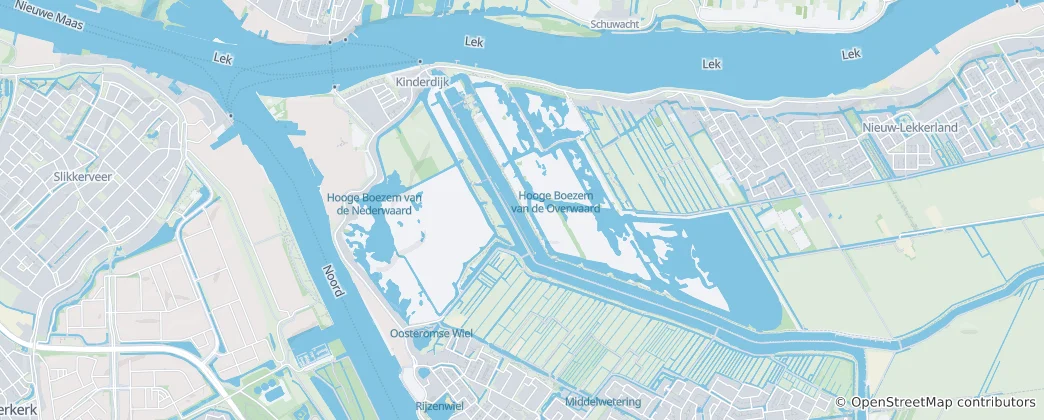 Map of Kinderdijk