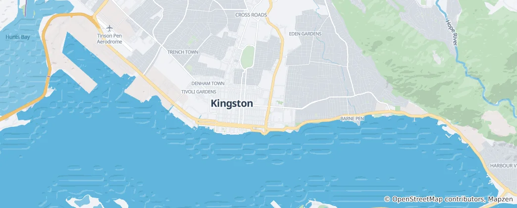 Map of Kingston Parish