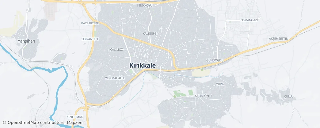 Kırıkkale — Mapa
