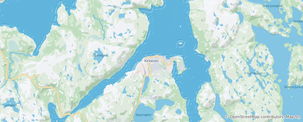 Térkép: Kirkenes