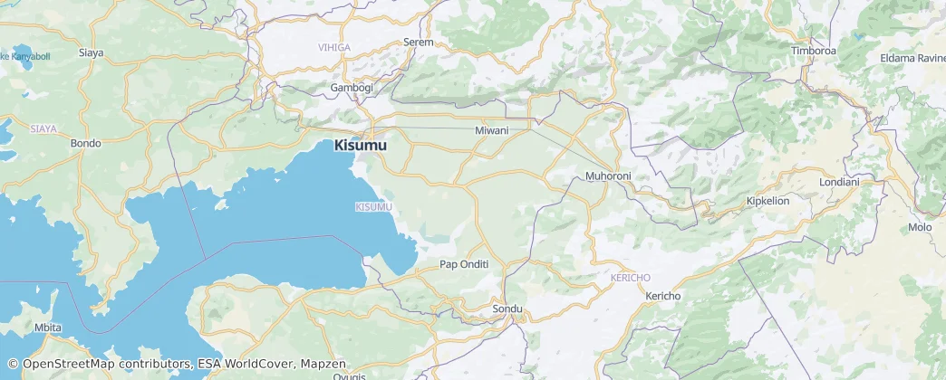 Kisumu County — Map