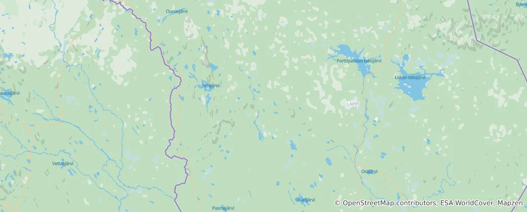 Map of Kittilä
