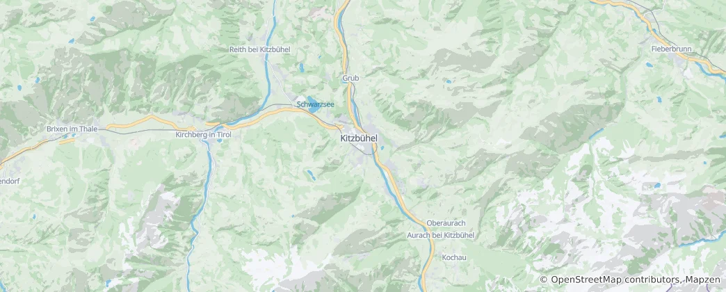 Mappa di Kitzbühel