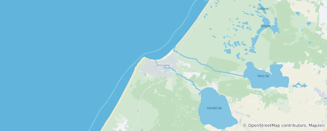 Map of Klitmøller