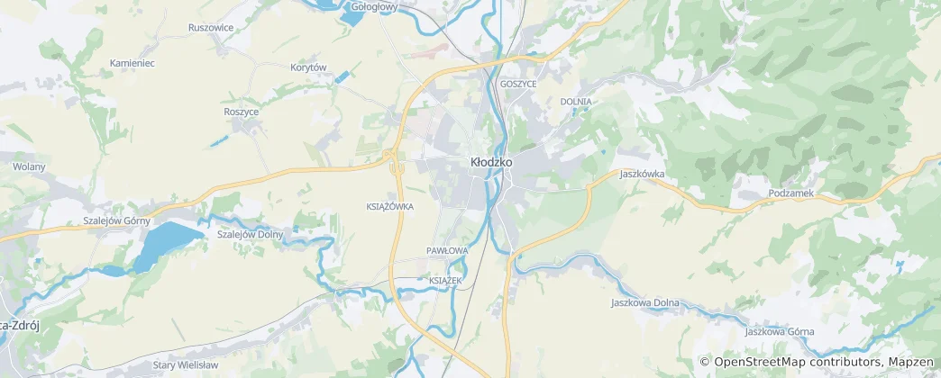 Map of Klodzko