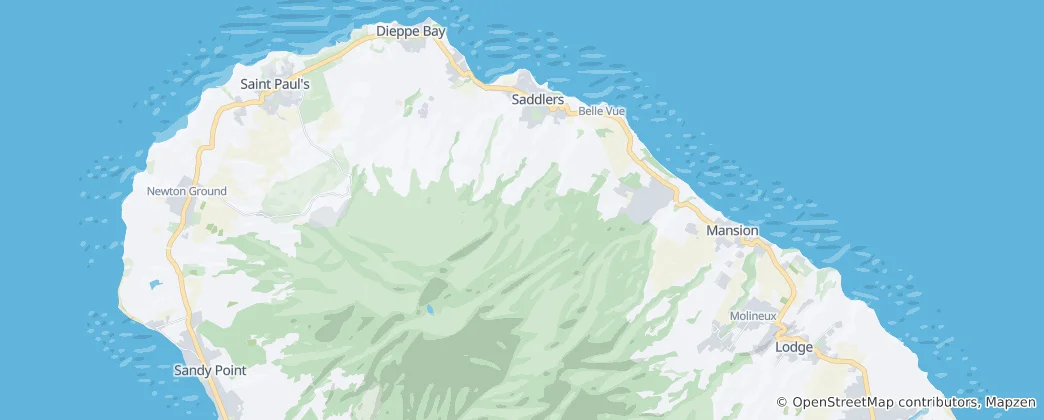 Map of Saint John Capisterre Parish