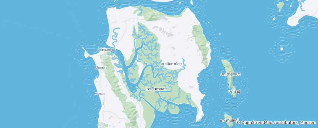 Mapa De Ko Lanta Noi