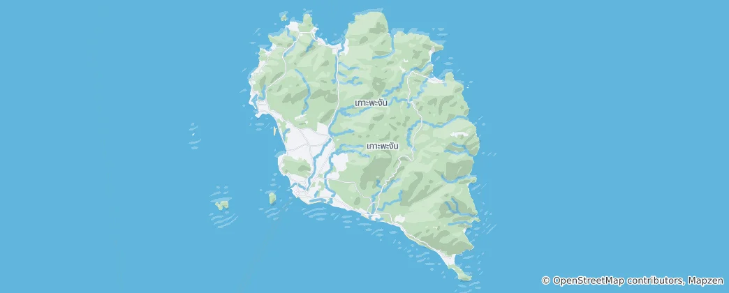 Map of Ko Pha-ngan