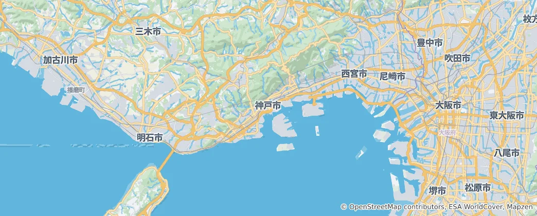 Map of Kobe