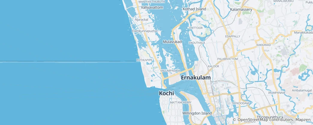 Mappa di Kochi