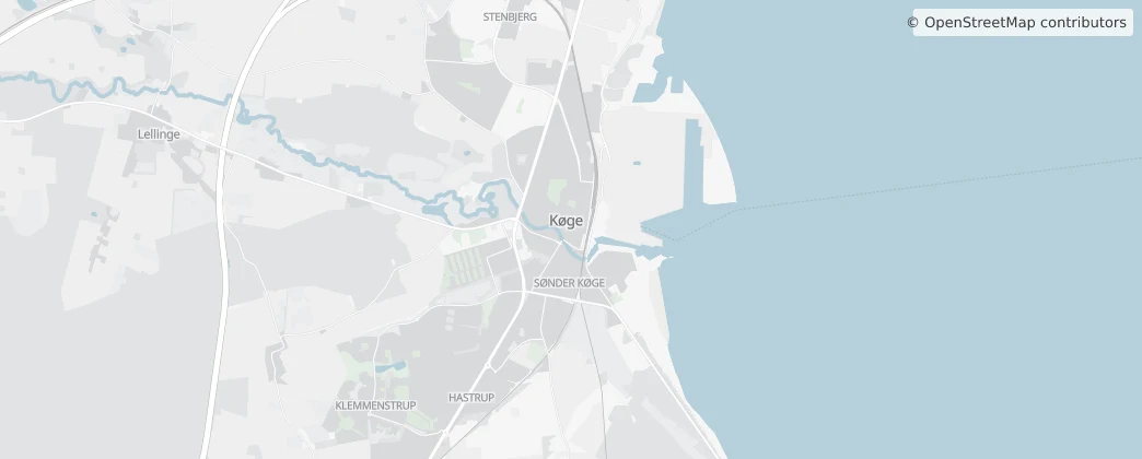 Map of Køge