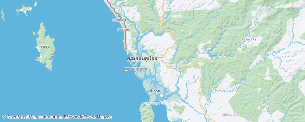 Koh Kong District — Map