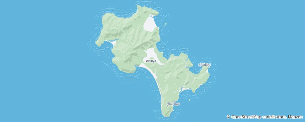 Mappa di Koh Rong