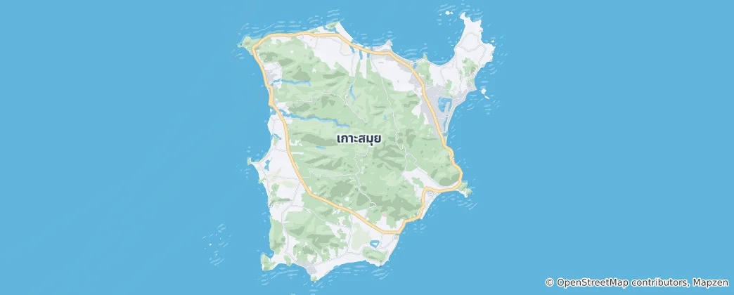Map of Koh Samui