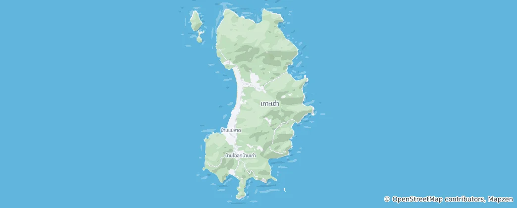 Carte de Koh Tao