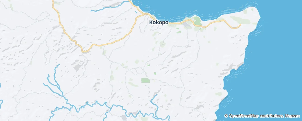 Mappa di Kokopo/Vunamami Urban LLG