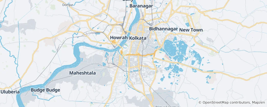 Map of Kolkata