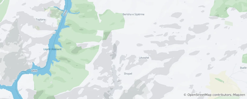 Mappa di Lago di Koman