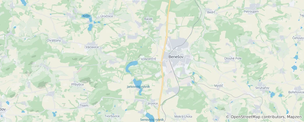 Mapa Konopiszcze