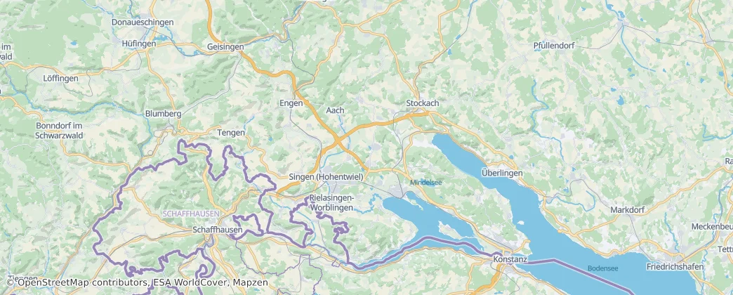 Landkreis Konstanz — Kaart