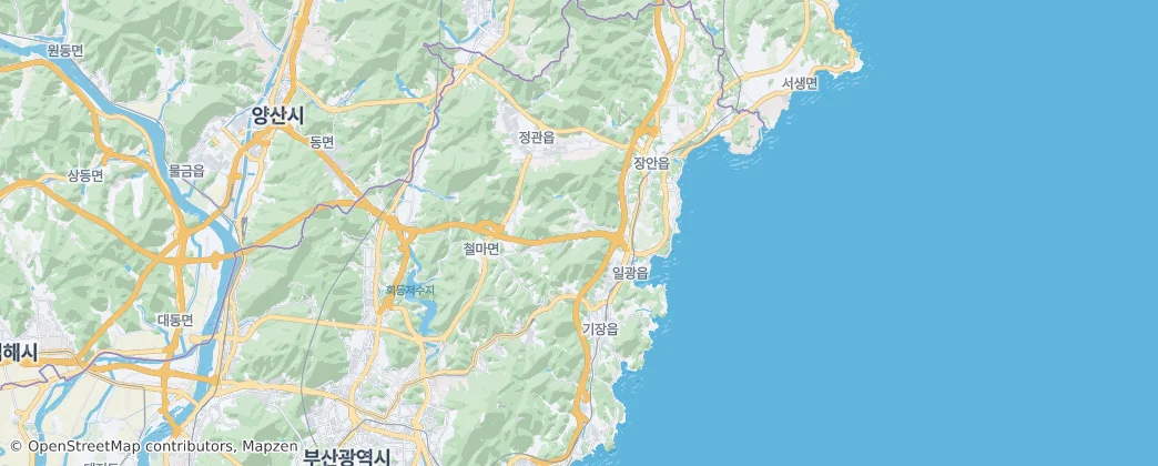 Gijang-gun — 지도