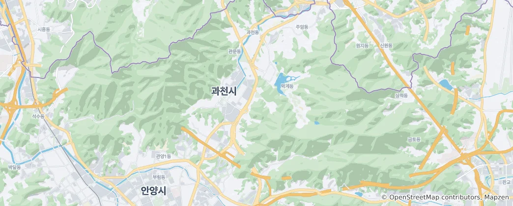 Gwacheon-si 지도