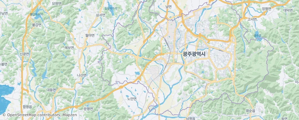 Gwangsan-gu — Karte