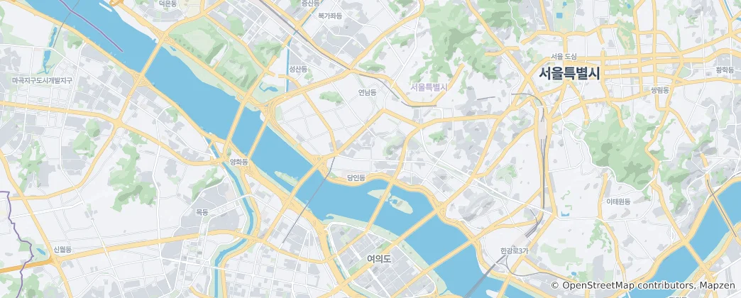 Map of Mapo-gu