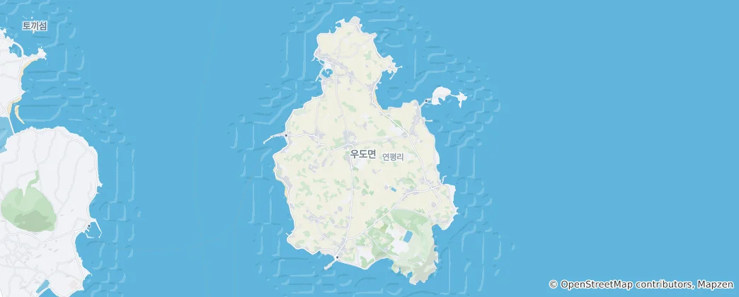 Mapa Udo-myeon