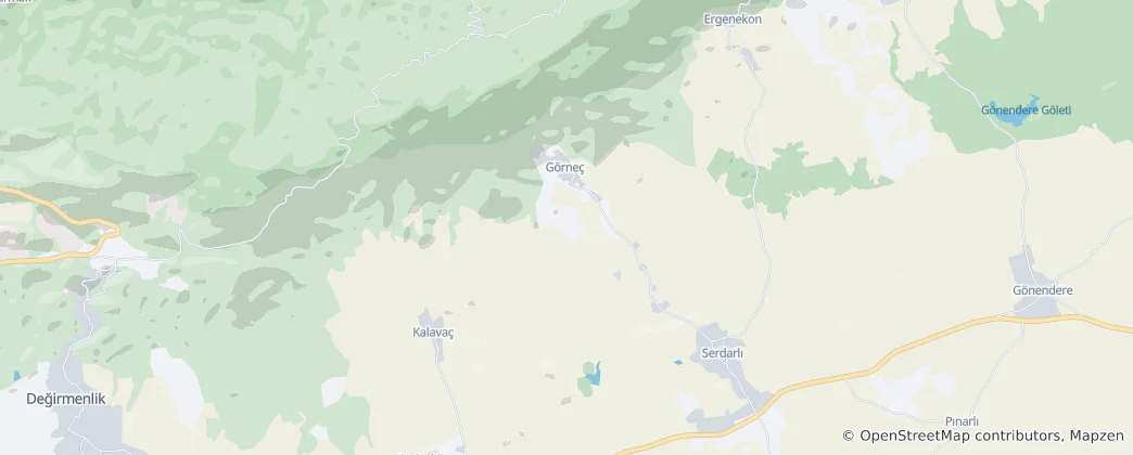 Mapa Kornokipos