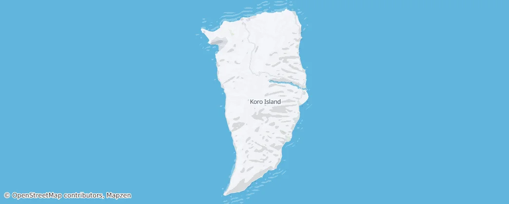 Koro Island — Map
