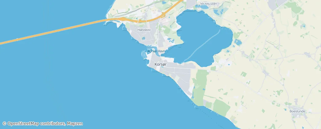 Korsør — 地图
