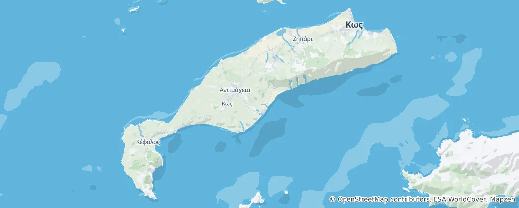 Carte de Kos