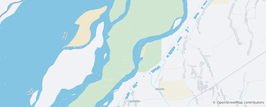 Mapa Koshi Tappu Wildlife Reserve