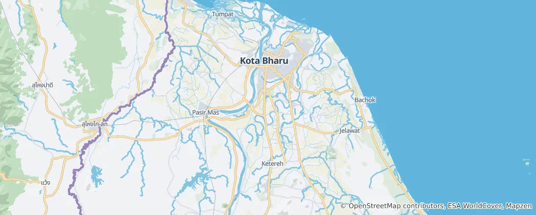 Kota Bharu Haritası