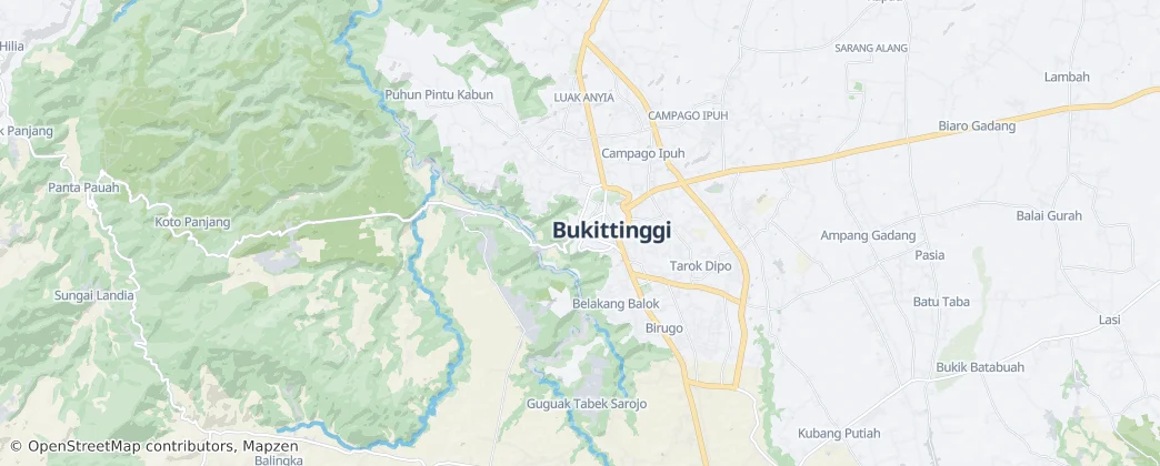 Kota Bukittinggi – Mapa