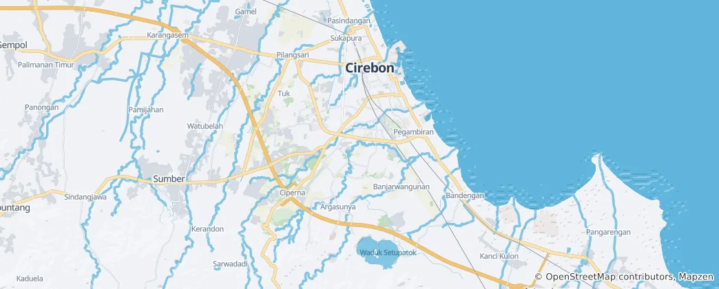 Carte de Kota Cirebon