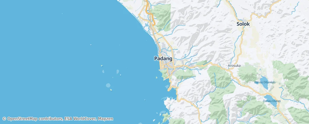 Kota Padang – Mapa
