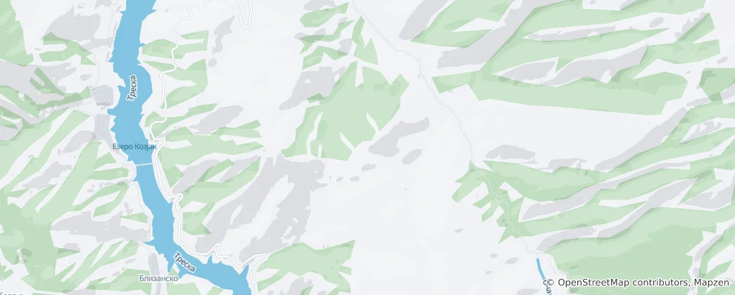 Térkép: Kozjak-tó