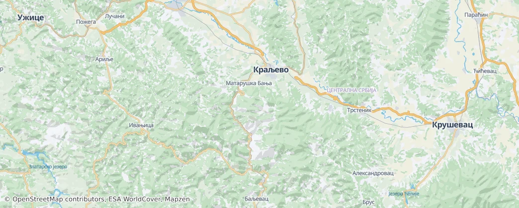Kraljevo — Carte