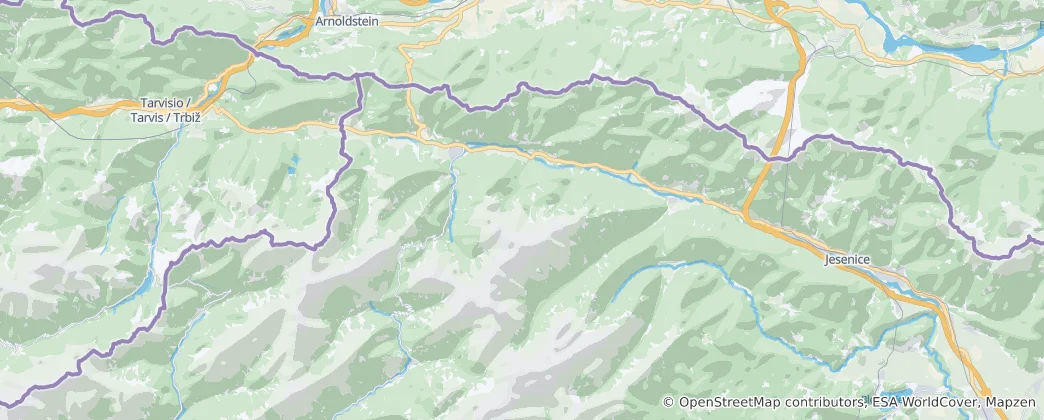 Carte de Kranjska Gora