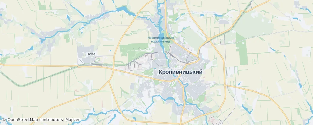 Kropyvnytskyi — Mapa