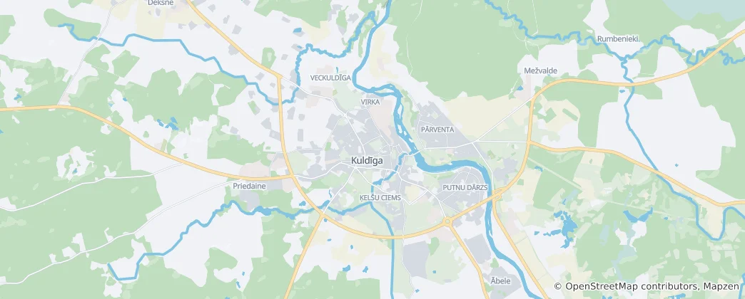 Mappa di Kuldīga