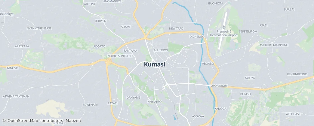 Kumasi — Carte