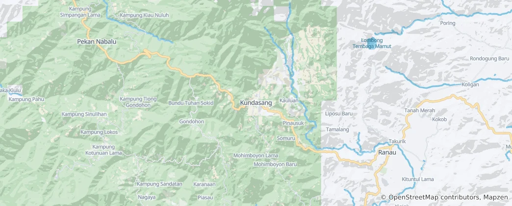 Mapa Kundasang