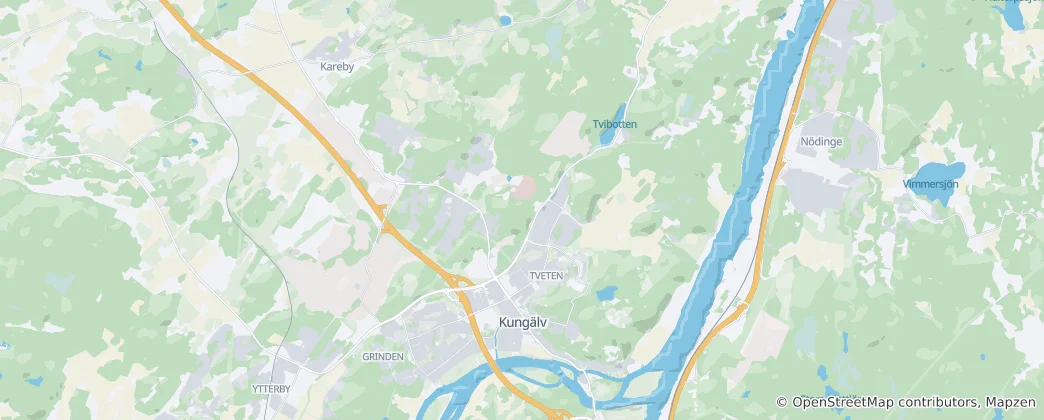 Map of Kungälv