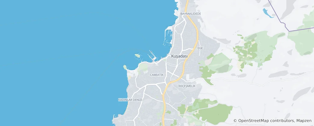 Map of Kusadasi