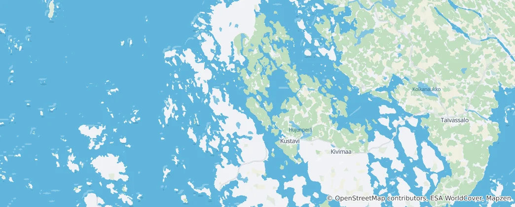 Map of Kustavi
