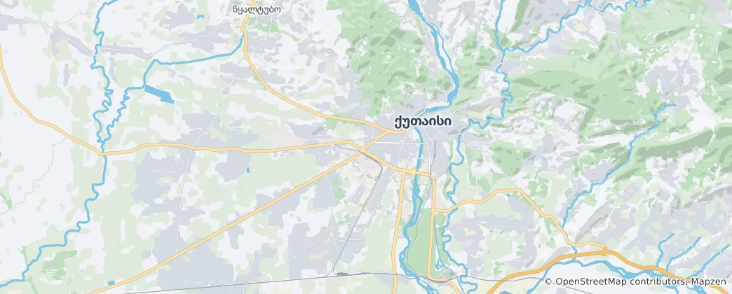 Map of Kutaisi