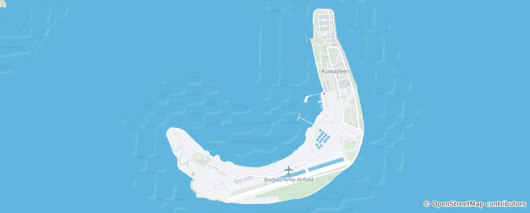 Map of Kwajalein Island